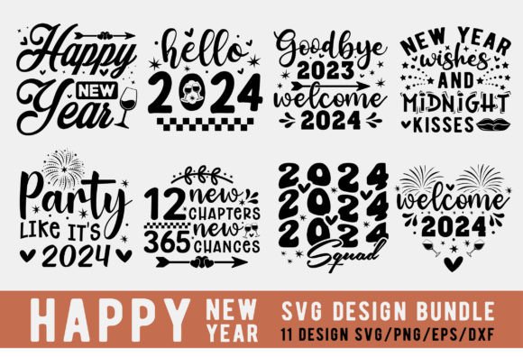 Review: Happy New Year Svg Bundle for 2024 Projects