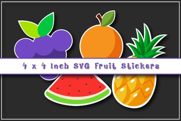 Review: SVG Fruit Stickers Set for Embroidery Projects