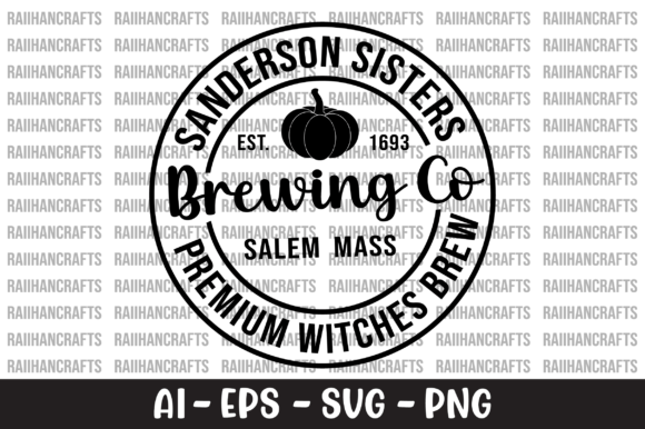 Sanderson Sisters Brewing Co SVG: A Designer's Review