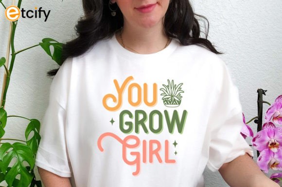 You Grow Girl SVG Tshirt: A Designer's Review for Embroidery